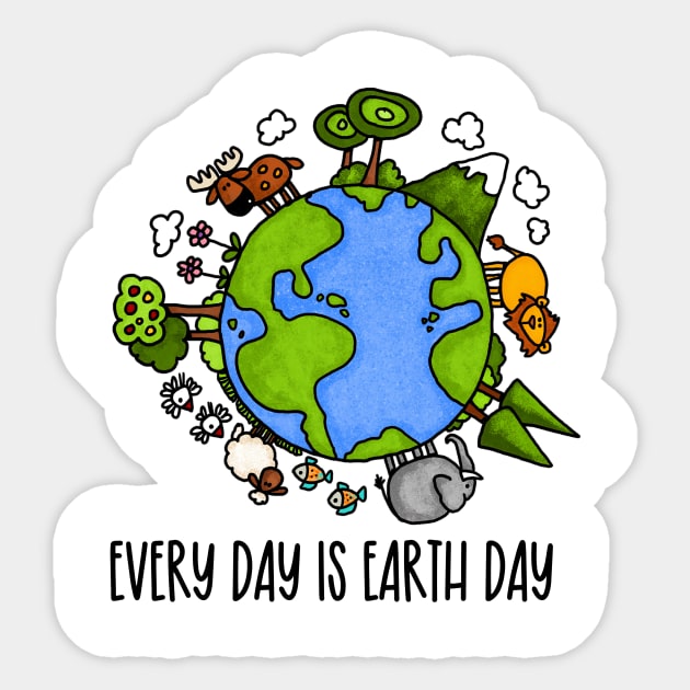 Every Day is Earth Day Sticker by Corrie Kuipers